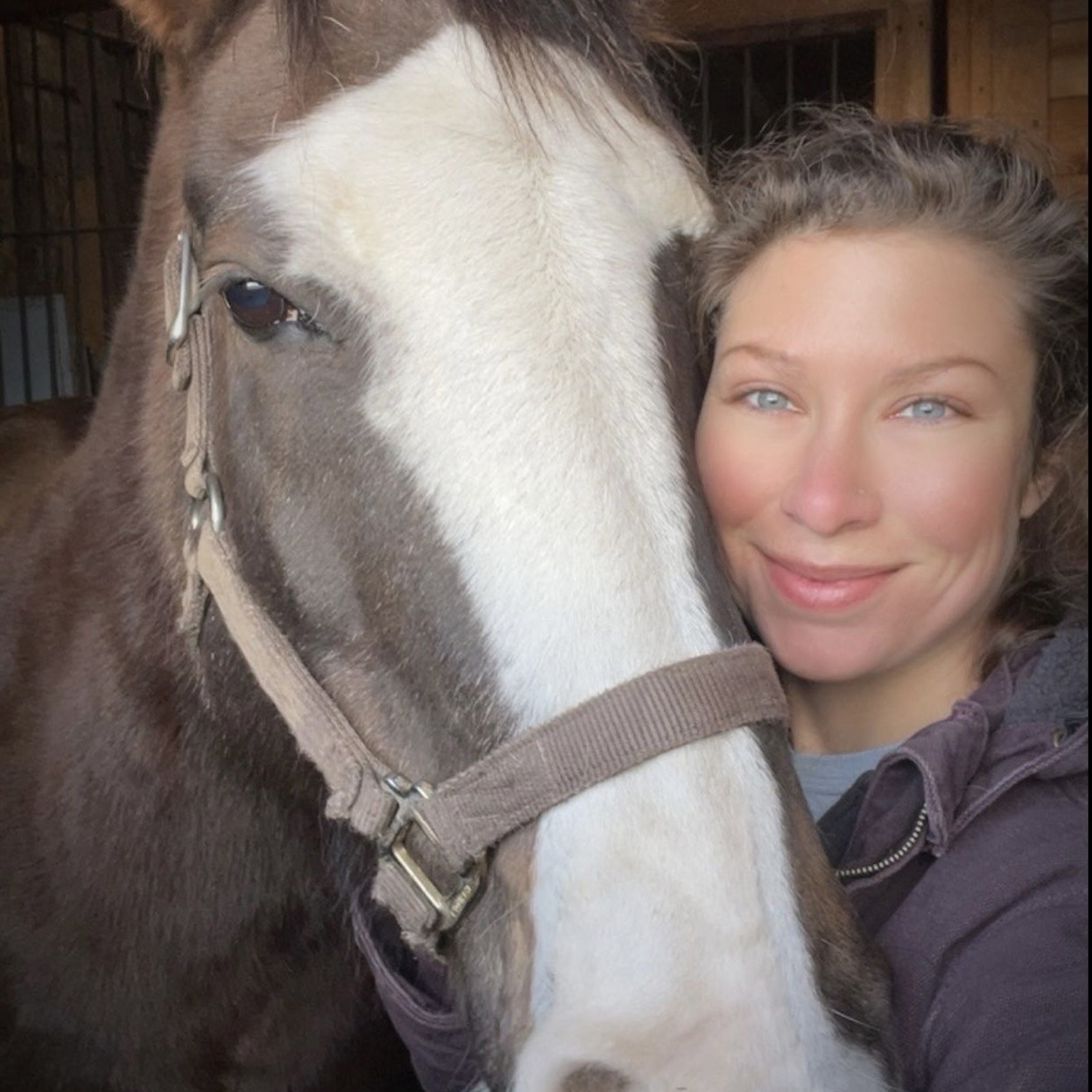 Mollie with her horse