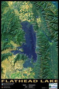 Flathead Lake detail map