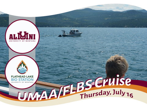 Woman looks at FLBS research vessel during sunny day on the lake
