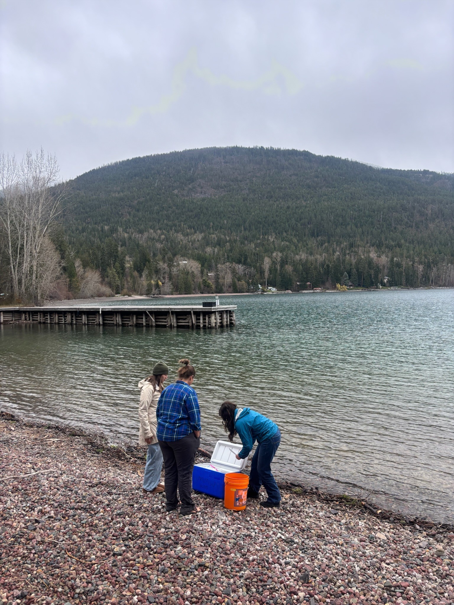 The Flathead Lakers Monitoring Montana Waters group is being trained on water monitoring protocols.