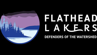 Flathead Lakers round lake forest hills purple blue white lake logo