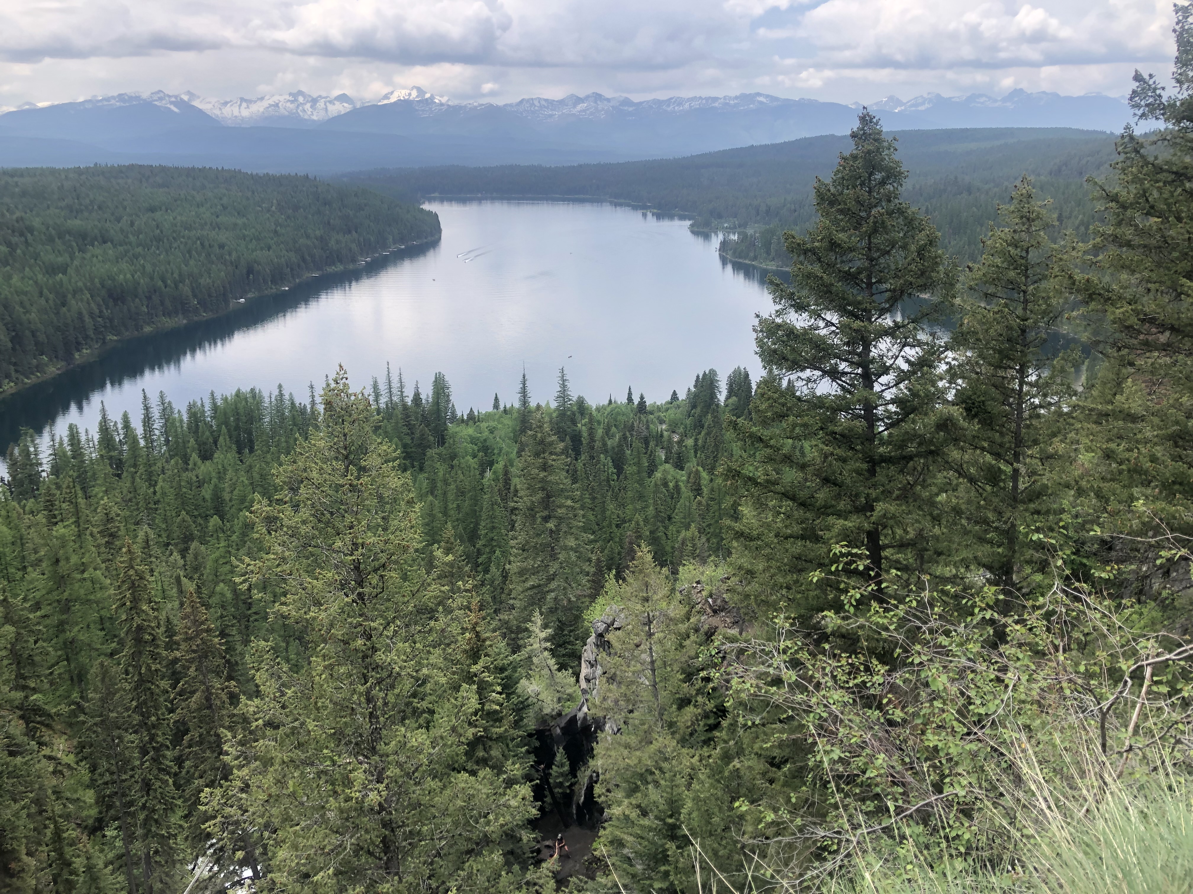 View of Holland Lake from Holland Falls