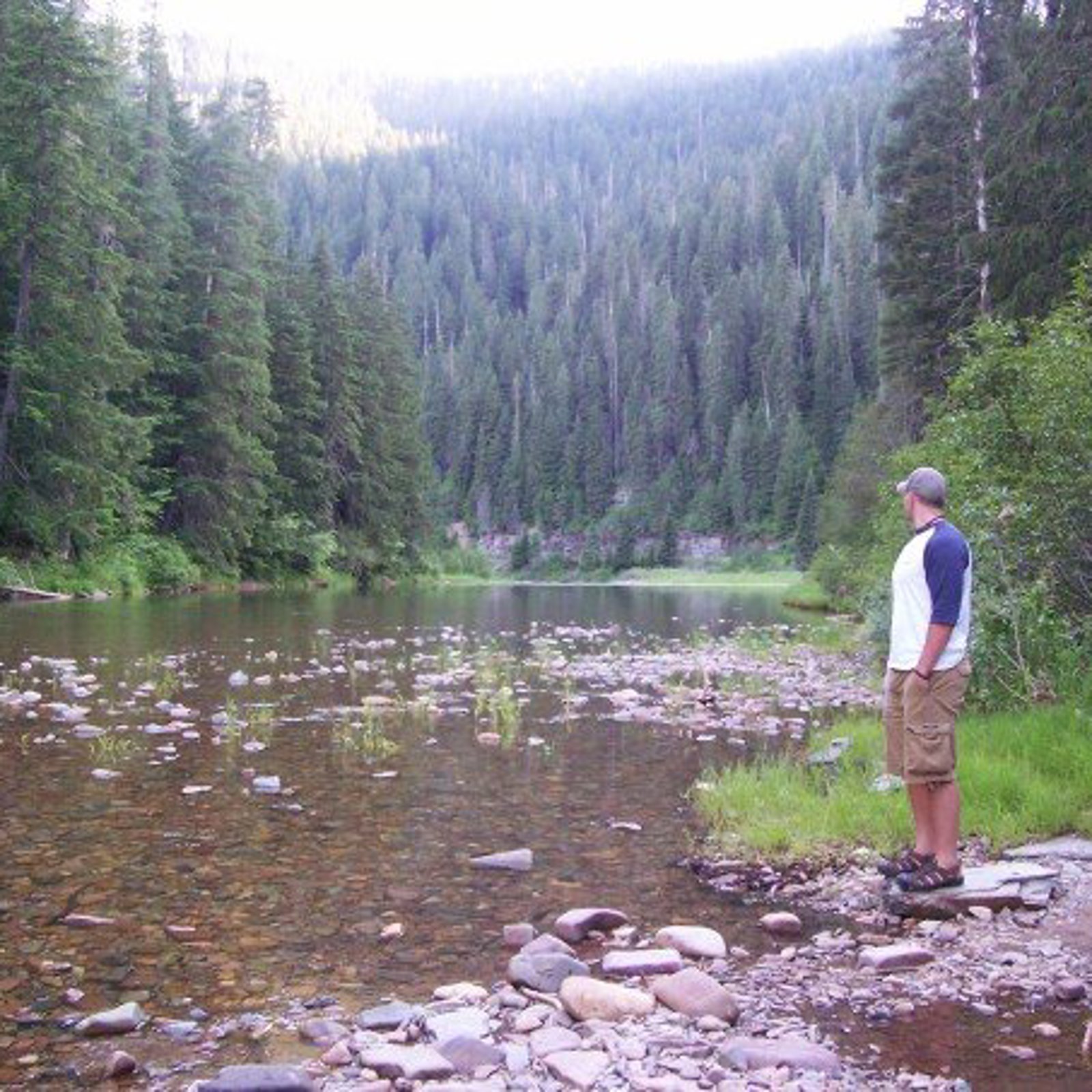 Ian Withrow near the Middle Fork Flathead River