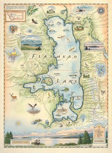 XPlorer Flathead Lake detail map