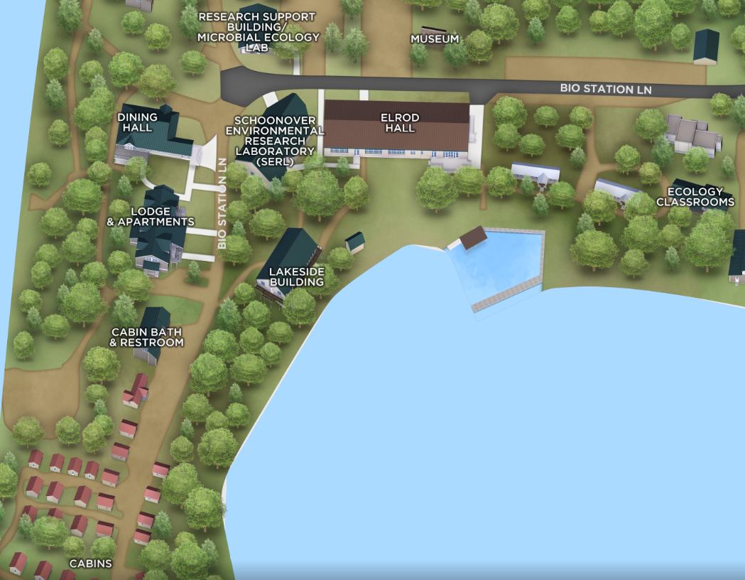 Image of the FLBS campus from the Concept3d interactive map