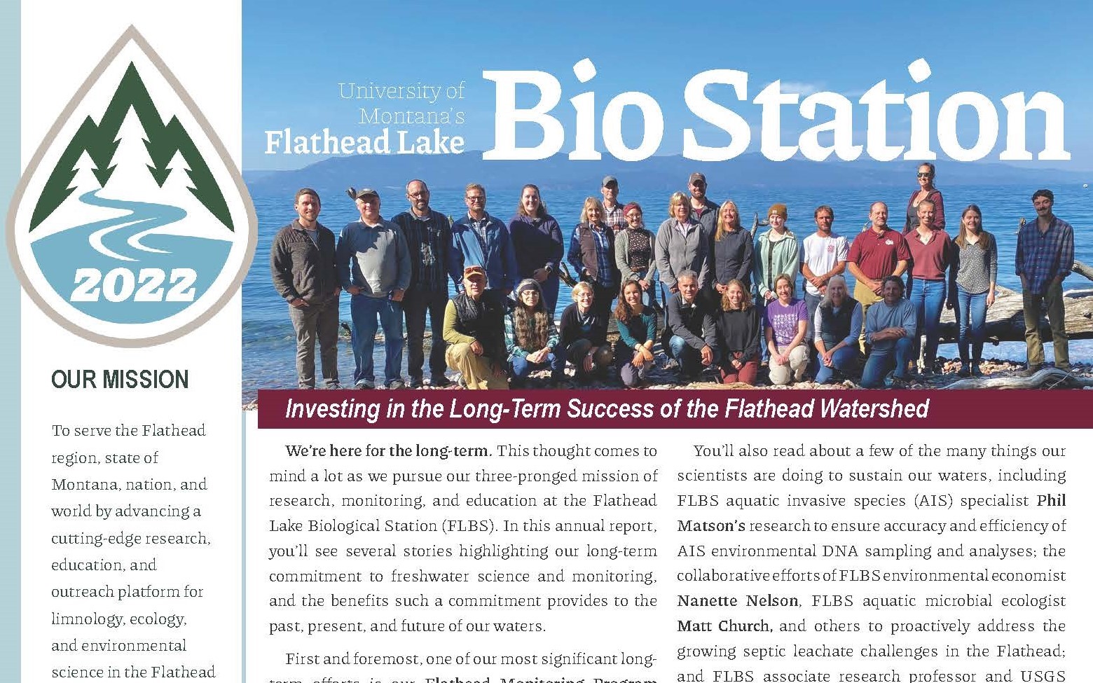 The 2022 FLBS Annual Report